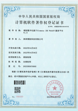 Leading Digital is based on the Siemens IBS WebAPI service platform V1.0